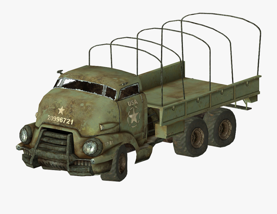 Fallout Truck, Transparent Clipart