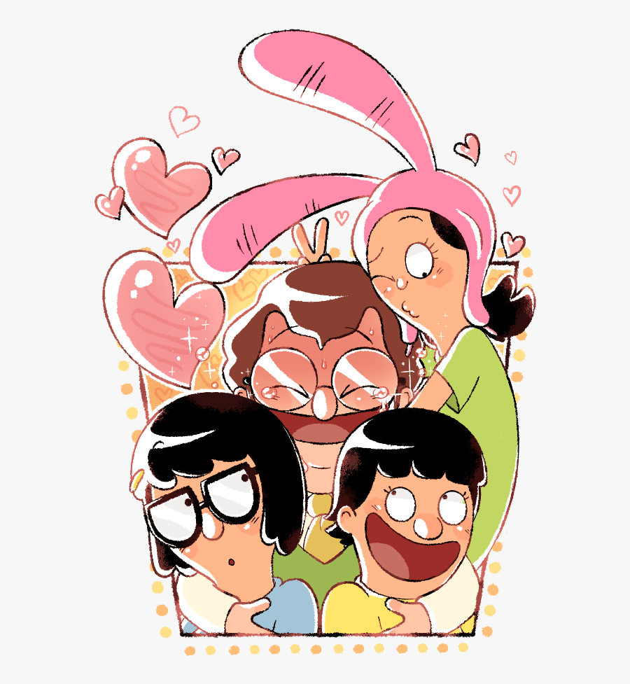 Frond Crying Sparkly Anime Tears And The Belcher Kids - Cartoon, Transparent Clipart