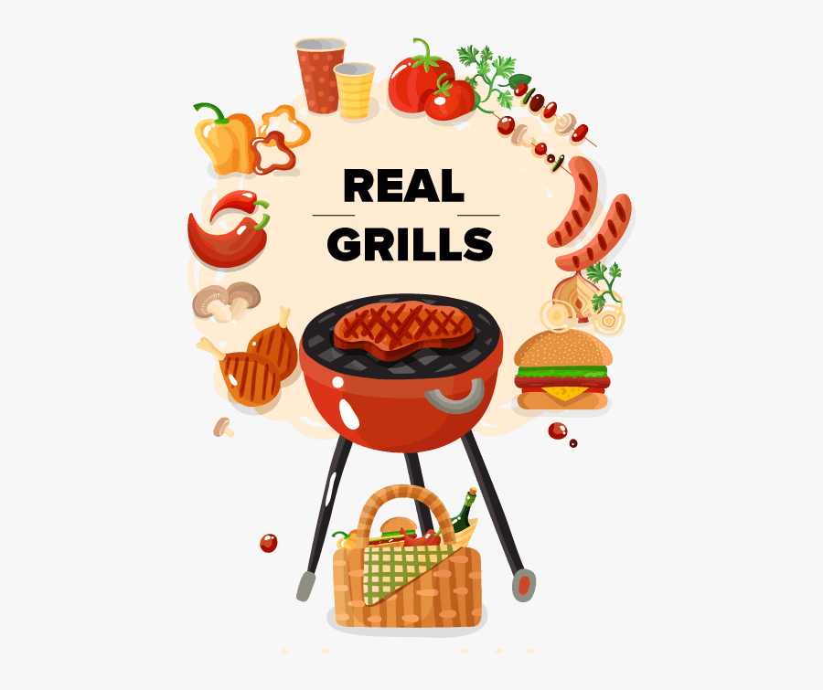 Real Grills, Transparent Clipart