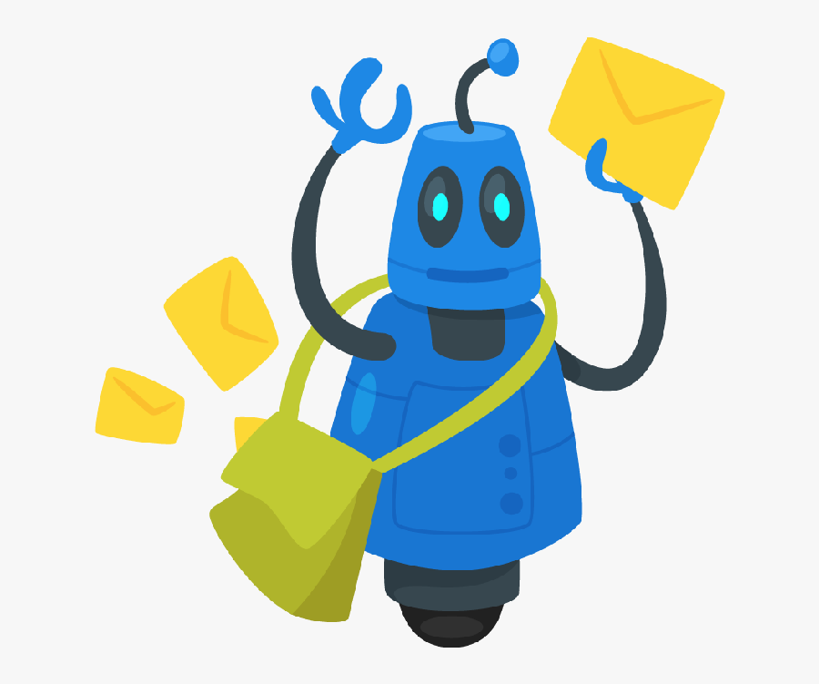Check Out The List Of Shopify Experts Based In Ireland - Robot Postman, Transparent Clipart