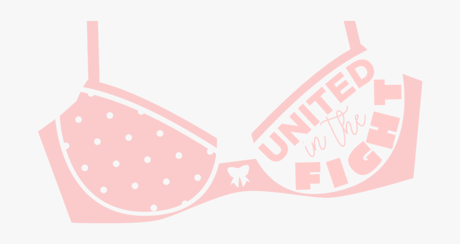 United In The Fight Bra, Transparent Clipart