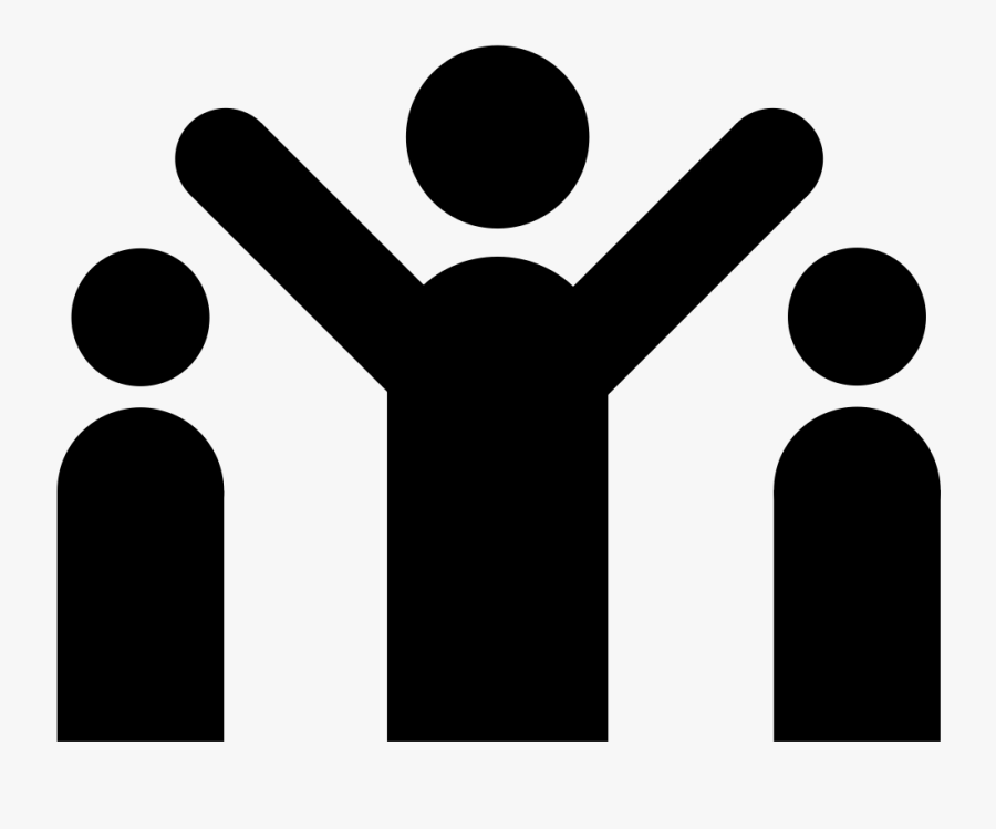 Volunteer Icon Black And White, Transparent Clipart