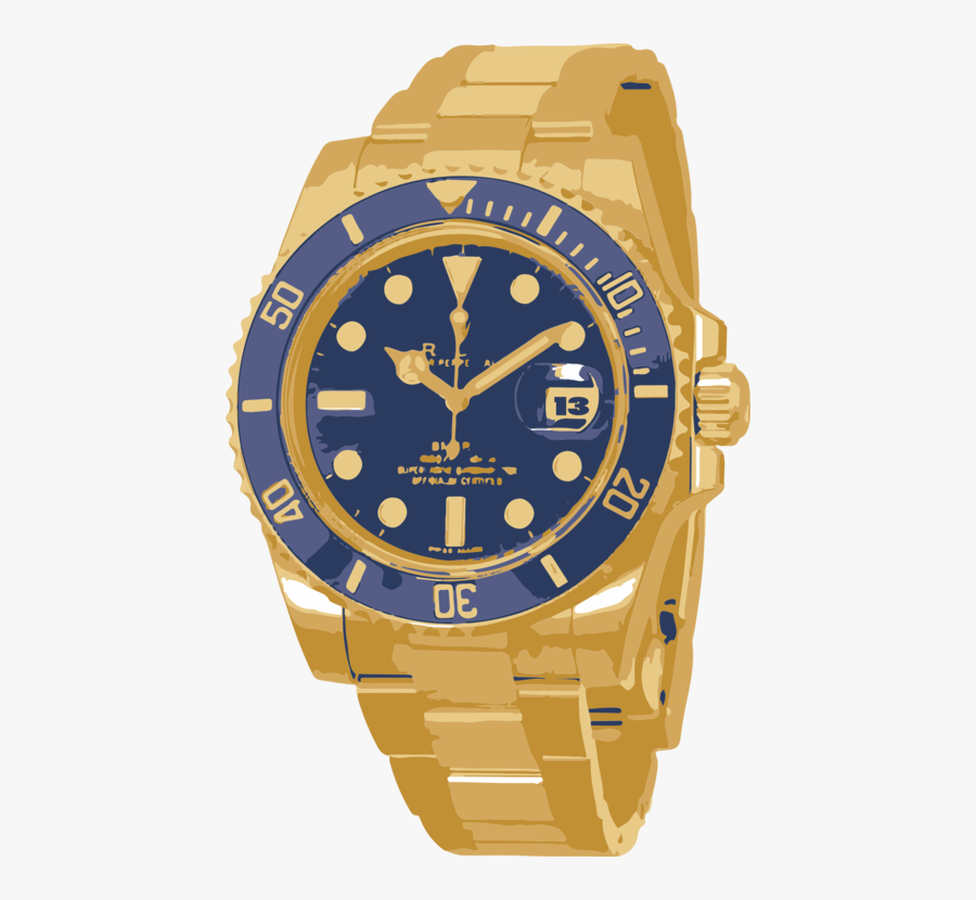 Watch Accessory,metal,brand - Rolex Submariner, Transparent Clipart