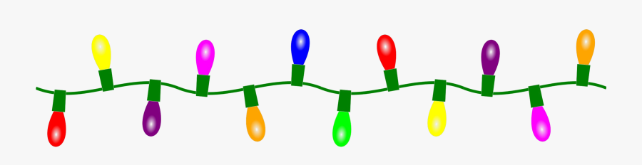 Strand Of Christmas Lights Png Clipart - Christmas Lights Clip Art, Transparent Clipart