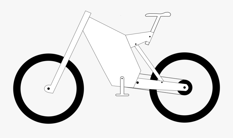 Clipart Bicycle Electric Bicycle - Bicycle Frame, Transparent Clipart