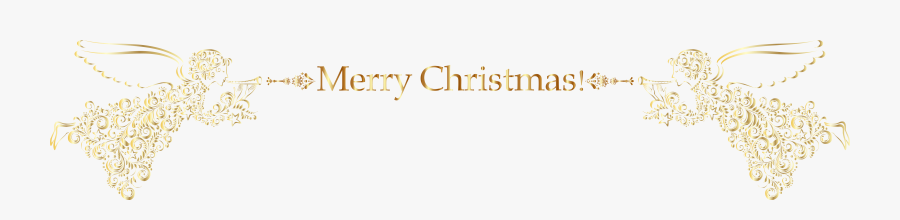 Christmas Angels Png - Calligraphy, Transparent Clipart
