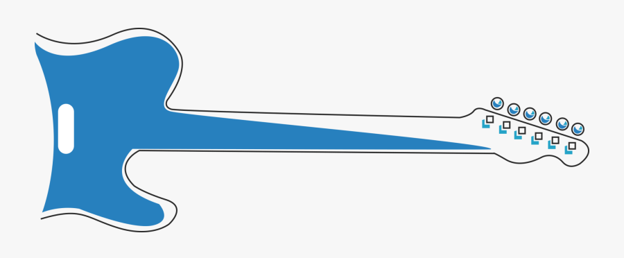 Blue,angle,area - Guitar, Transparent Clipart