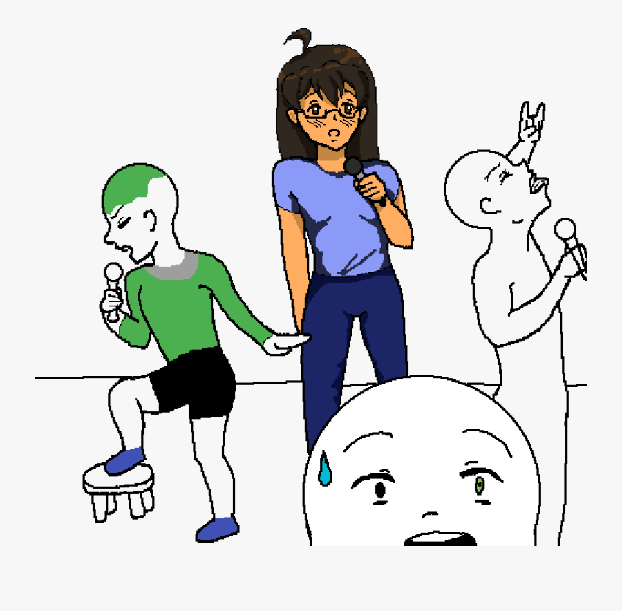 Stage Fright Clipart, Transparent Clipart