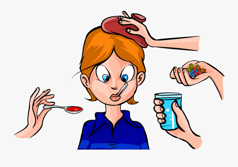 Persona Con Gripe - Sick Child, Transparent Clipart