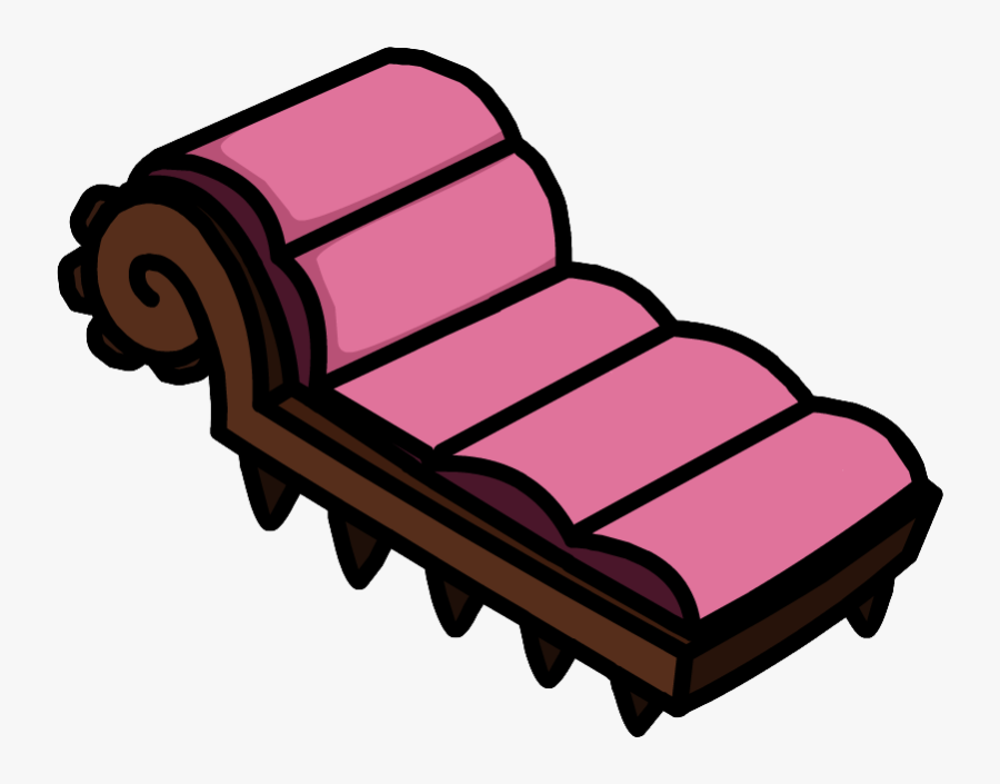 Furniture Clipart Lounge Chair - Club Penguin Lounge Chair, Transparent Clipart