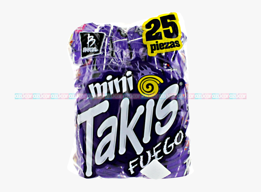 Barcel Mini Takis Fuego 3/25 Barcel - Grape, Transparent Clipart