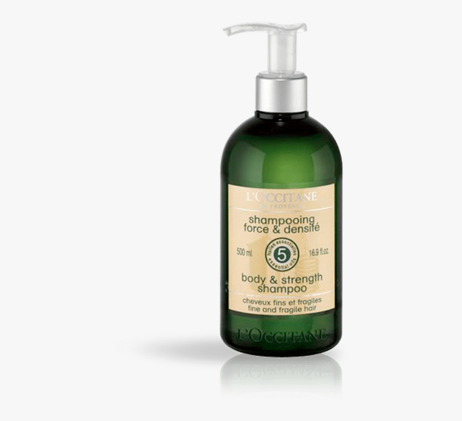 L Occitane Shampooing Force & Densite, Transparent Clipart