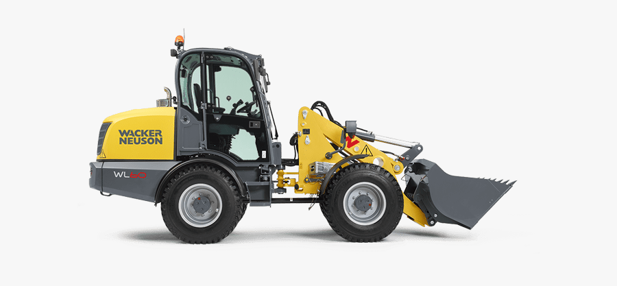 Vista Lateral Del Wl60 - Wacker Neuson, Transparent Clipart