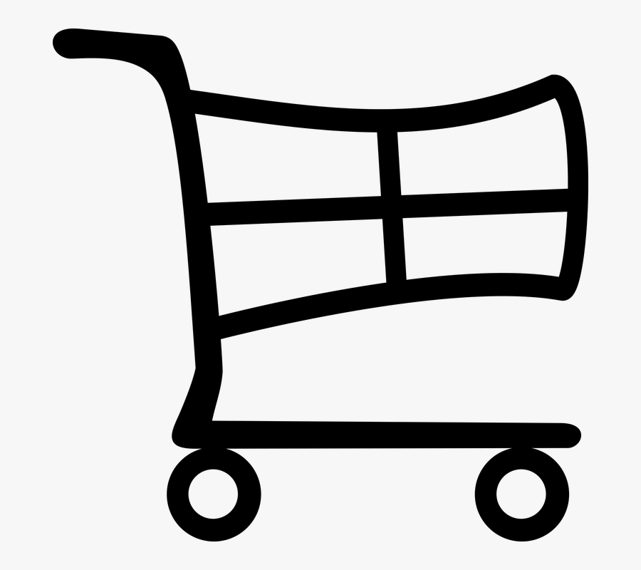 Carro De Compras, Compras, Ir De Compras, Supermercado - Bevásárló Kosár Illusztráció, Transparent Clipart
