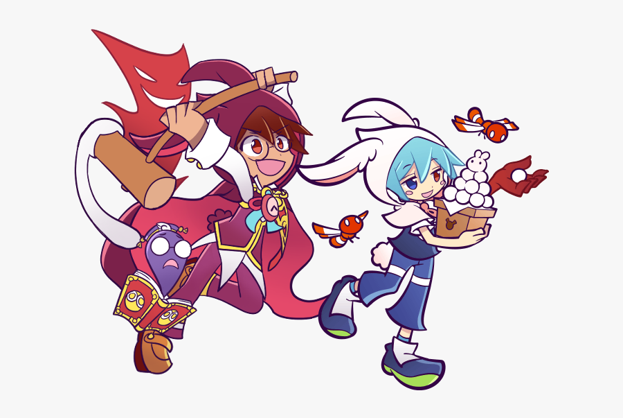 Sig Look Behind You, Oh No He Has Airpods He Can’t - ぷよ クエ うさぎ シグ, Transparent Clipart
