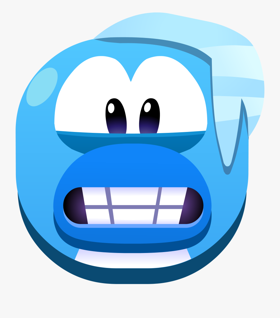 Flasher Emoji - Club Penguin Island Transparent Emoji, Transparent Clipart