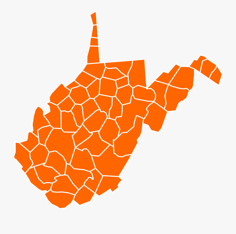 President Clipart Primary Election - West Virginia Electoral Map 2016, Transparent Clipart