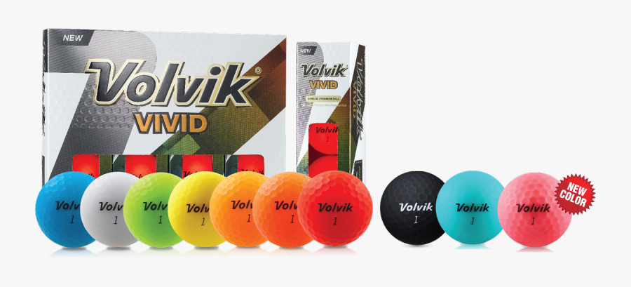 Volvik Vivid Golf Balls, Transparent Clipart