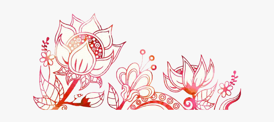 Flower Clipart Boho Chic - Bohemian Vector Art, Transparent Clipart