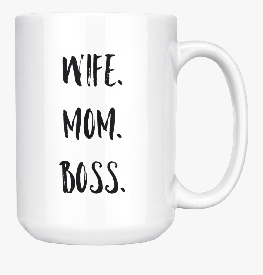 Wife Mom Boss Png - Beer Stein, Transparent Clipart