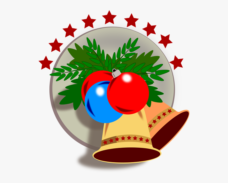 Free Download Christmas December Decorationfree Vector - Star And Moon Clipart, Transparent Clipart