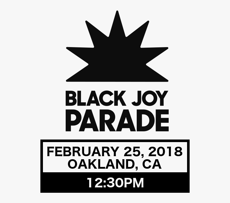 Black Joy Parade, Transparent Clipart