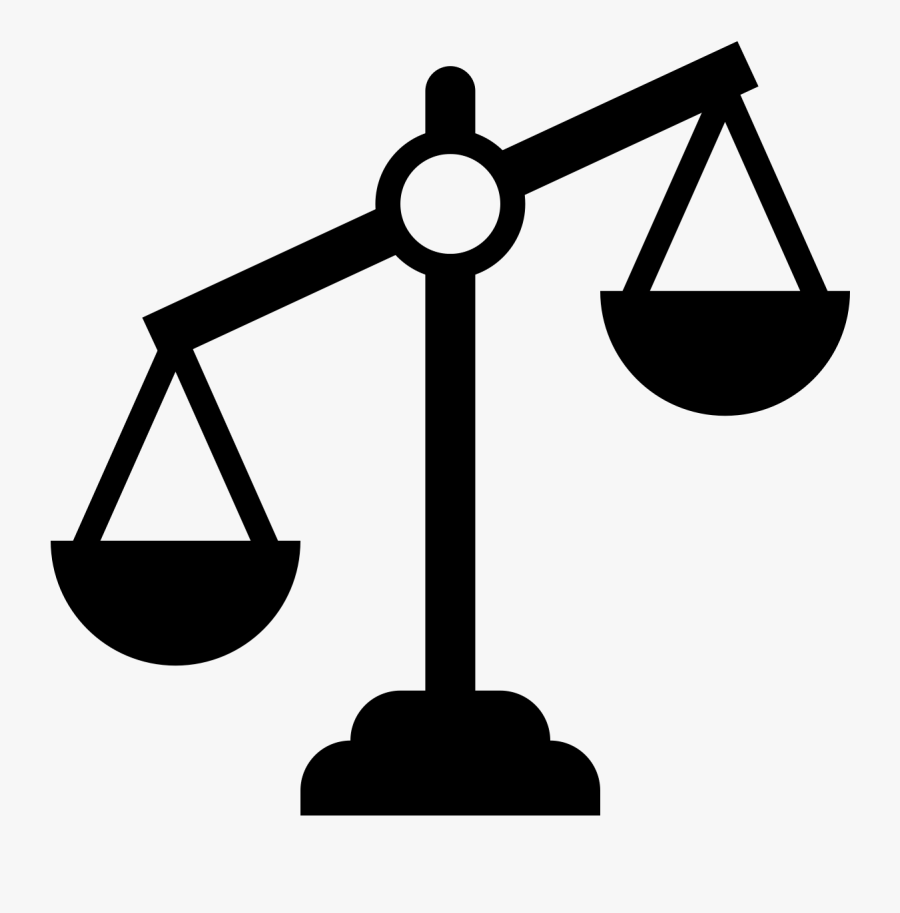 Balance Scale Icon Png, Transparent Clipart