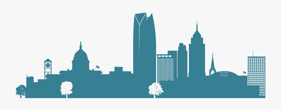 Clip Art Okc Skyline, Transparent Clipart