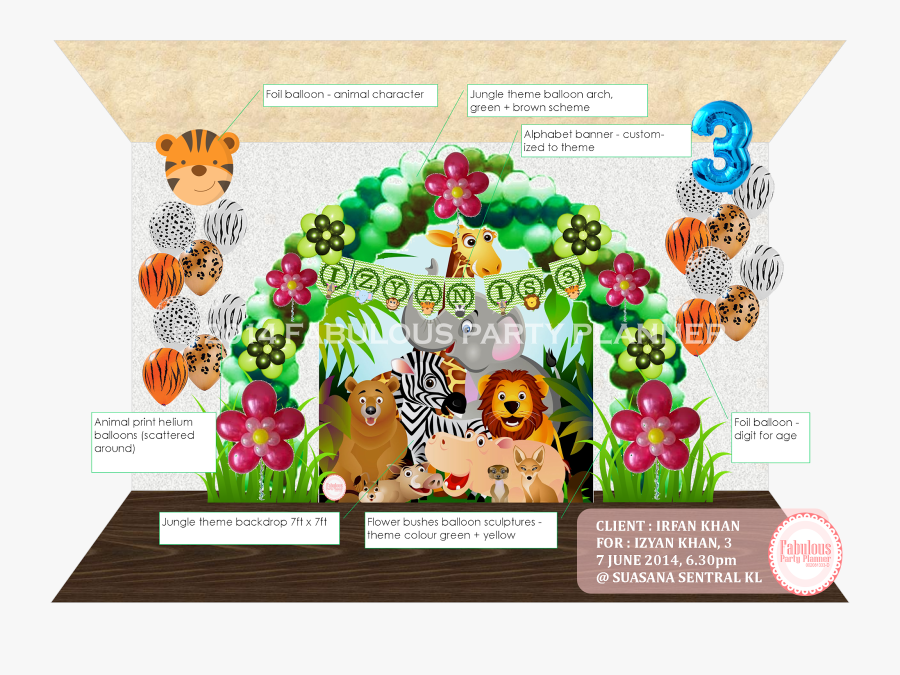 Safari Themed Birthday Invitations - Animal Kingdom Birthday Theme, Transparent Clipart