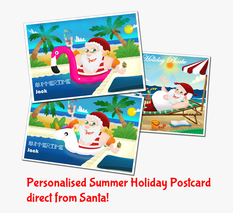 Personalised Postcards From Santa Claus"
 Title="personalised - Cartoon, Transparent Clipart