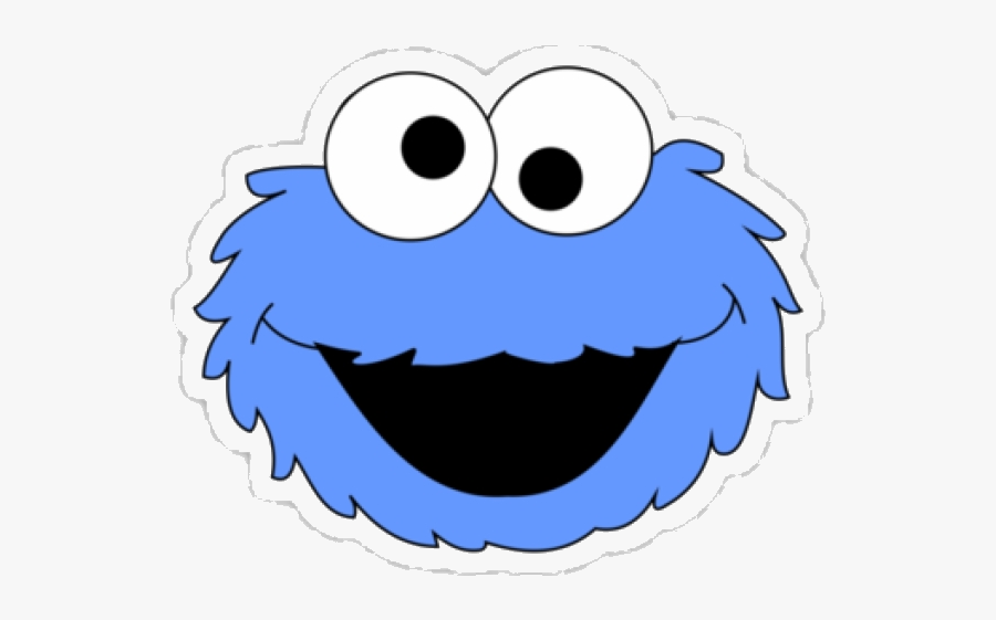Cookie Monster Clipart Logo Sticker De Plaza Sesamo - Cookie Monster Clipart, Transparent Clipart