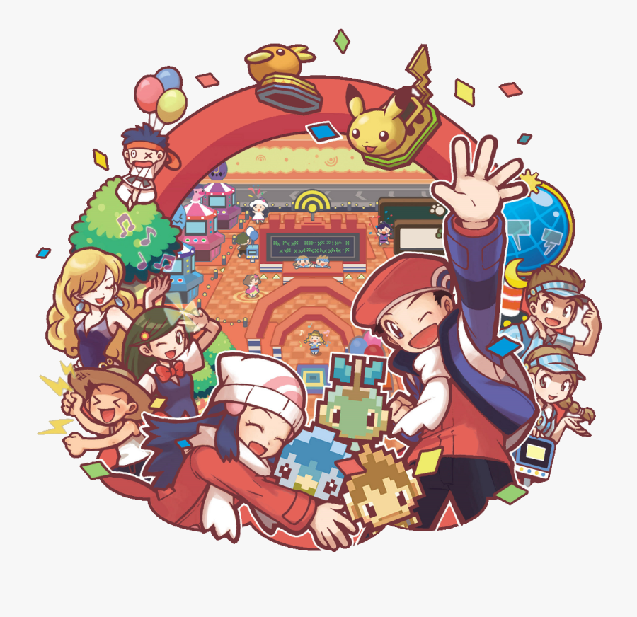 Pokemon Platinum Official Art, Transparent Clipart