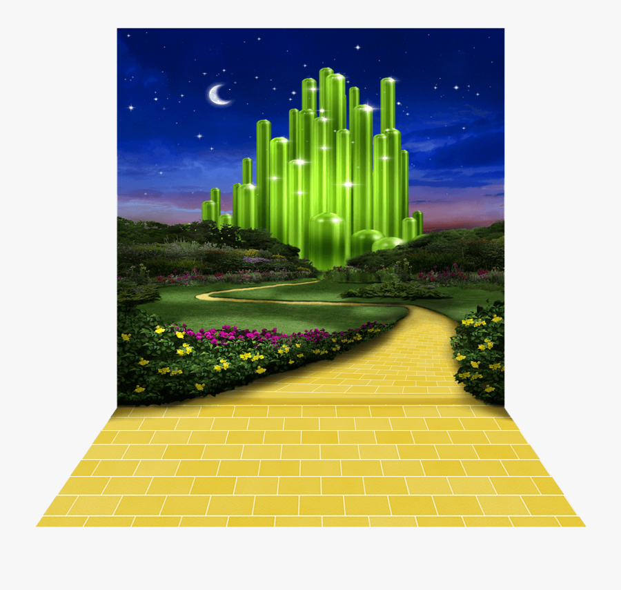Transparent Yellow Brick Road Png - Emerald City Wizard Of Oz Png is a free...