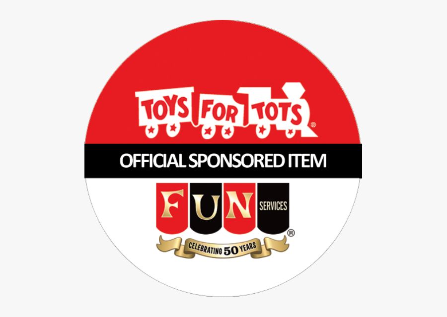 Toys For Tots Sponsored Item - Label, Transparent Clipart