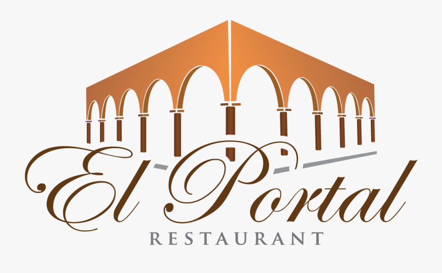El Portal Restaurante Logo, Transparent Clipart