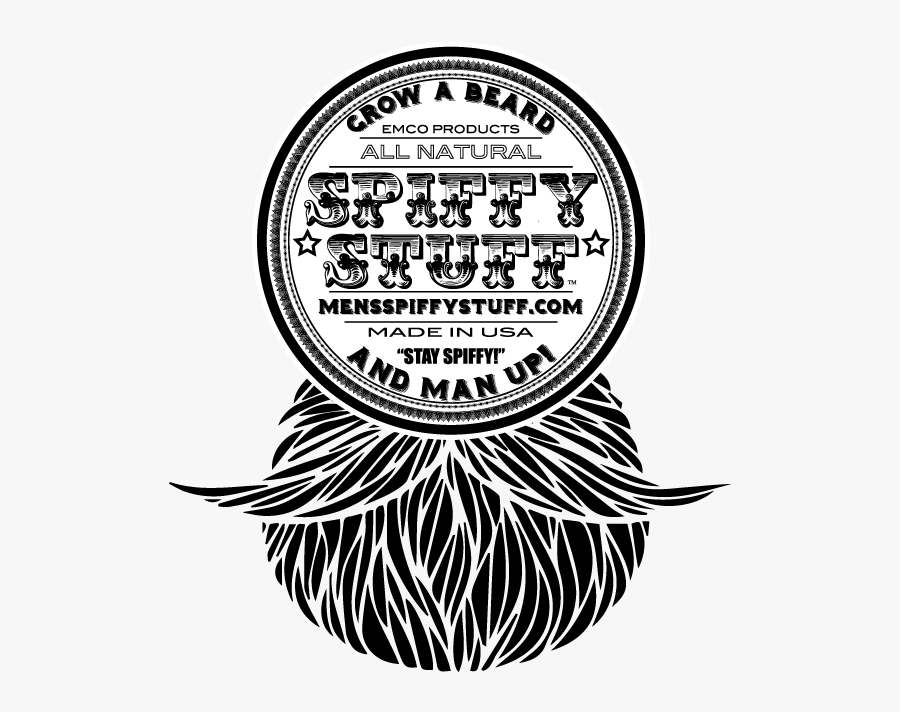 Spiffystuff With Beard - Illustration, Transparent Clipart