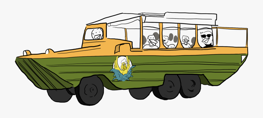 Duckboat2, Transparent Clipart