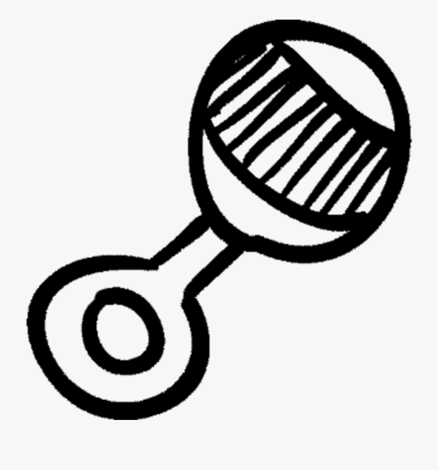 Sonaja De Bebe Para Colorear, Transparent Clipart