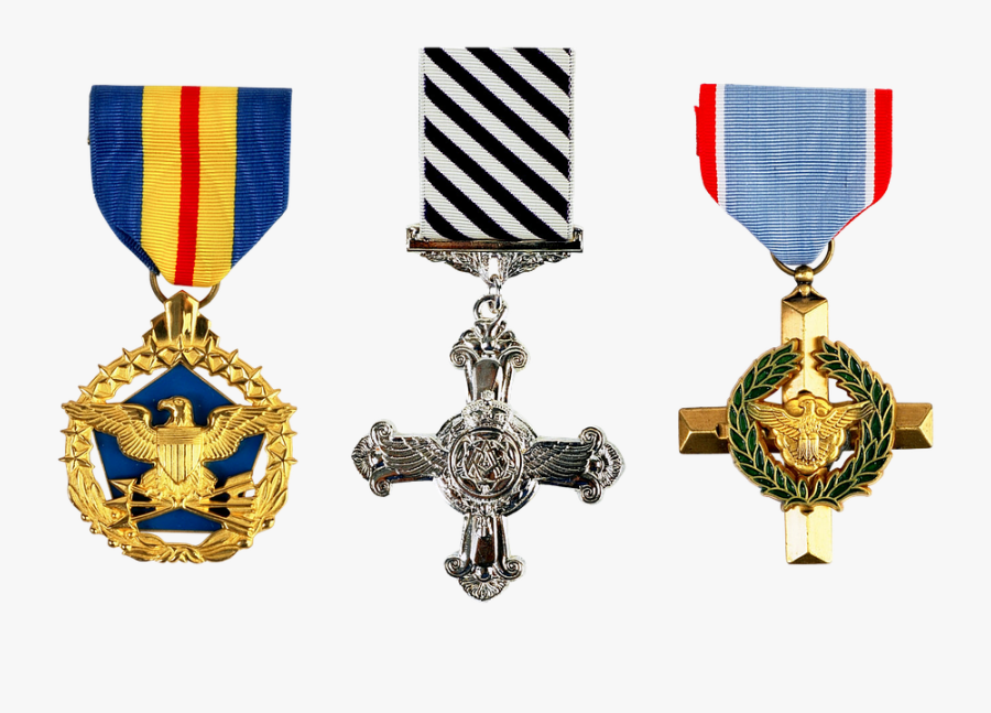 Medal Order Honors Cross Eagle Wreath Military - Eagle Medal Of Honor, Transparent Clipart