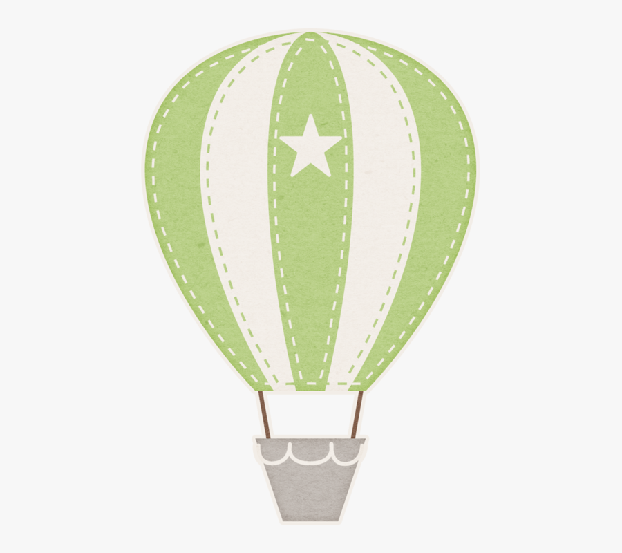 Cute Hot Air Balloon Clipart, Transparent Clipart