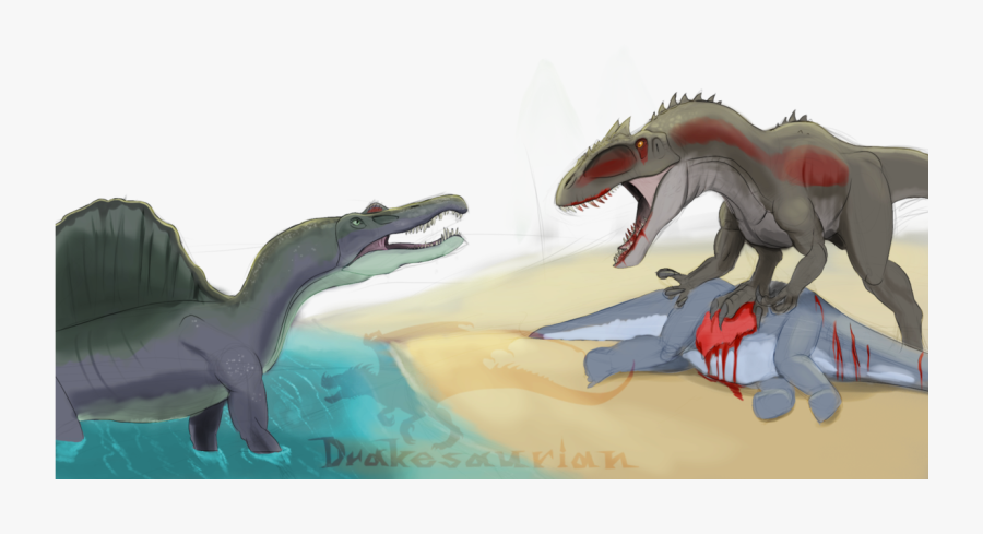 Transparent Spinosaurus Png - Land Before Time Carcharodontosaurus, Transparent Clipart
