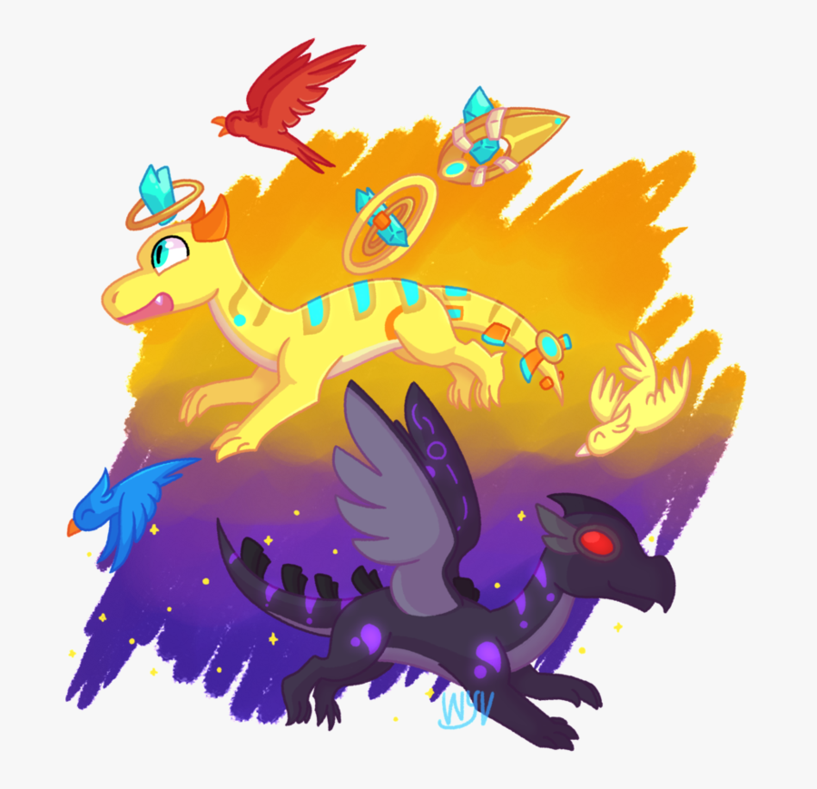 Night And Day - Illustration, Transparent Clipart