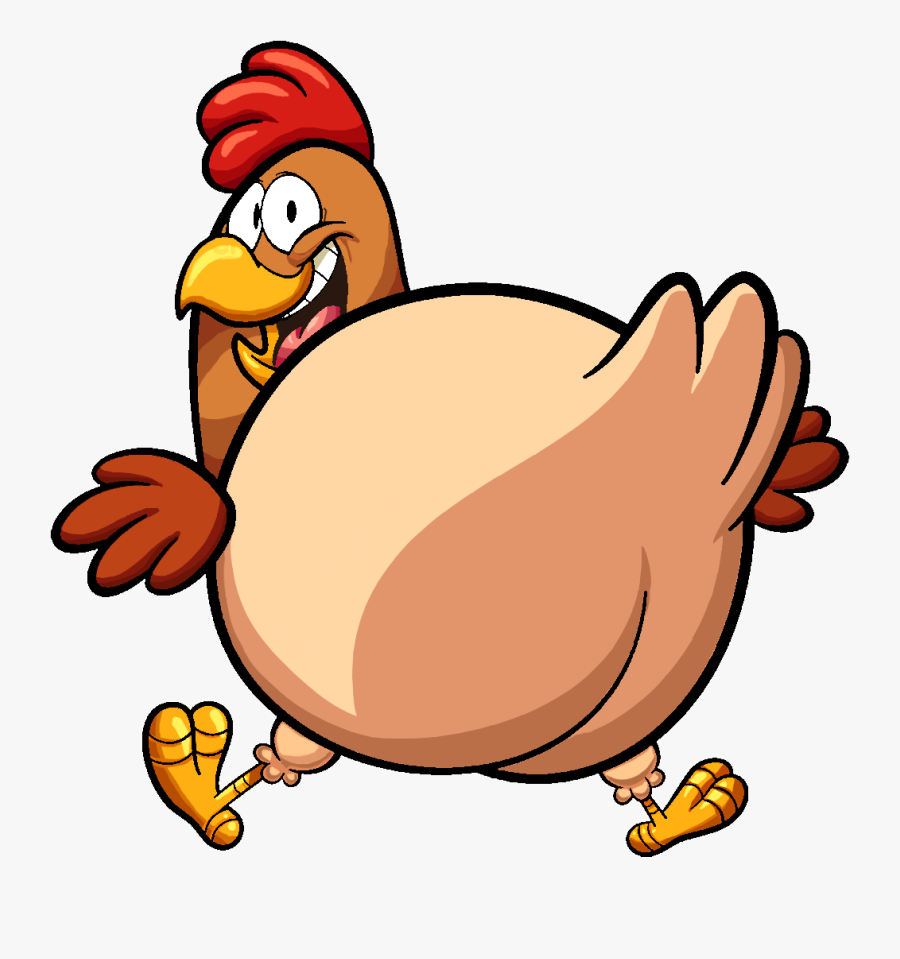 Fat Chicken, Transparent Clipart