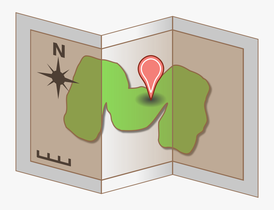 Map Icon - خريطة Clipart, Transparent Clipart