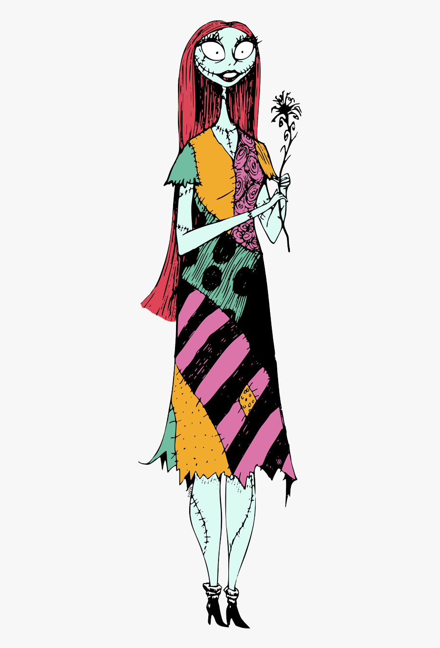 Nightmare Before Christmas Sally Clip Art, Transparent Clipart