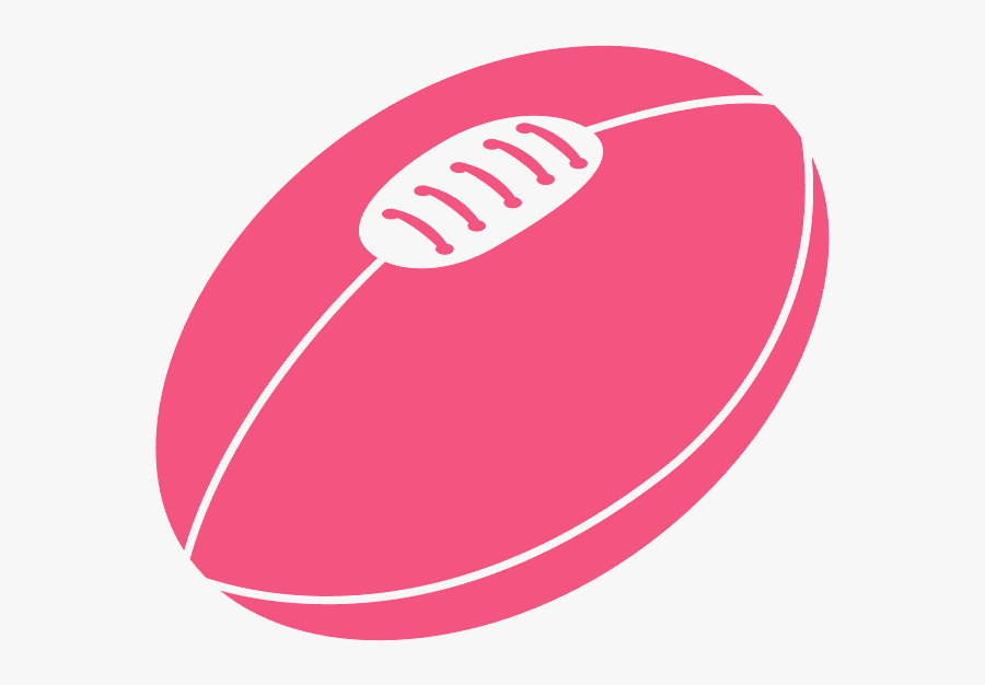 Palla Da Rugby Stilizzata, Transparent Clipart