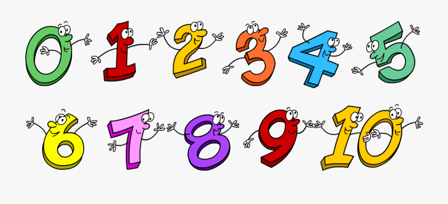 Numbers 1 10 Clipart, Transparent Clipart