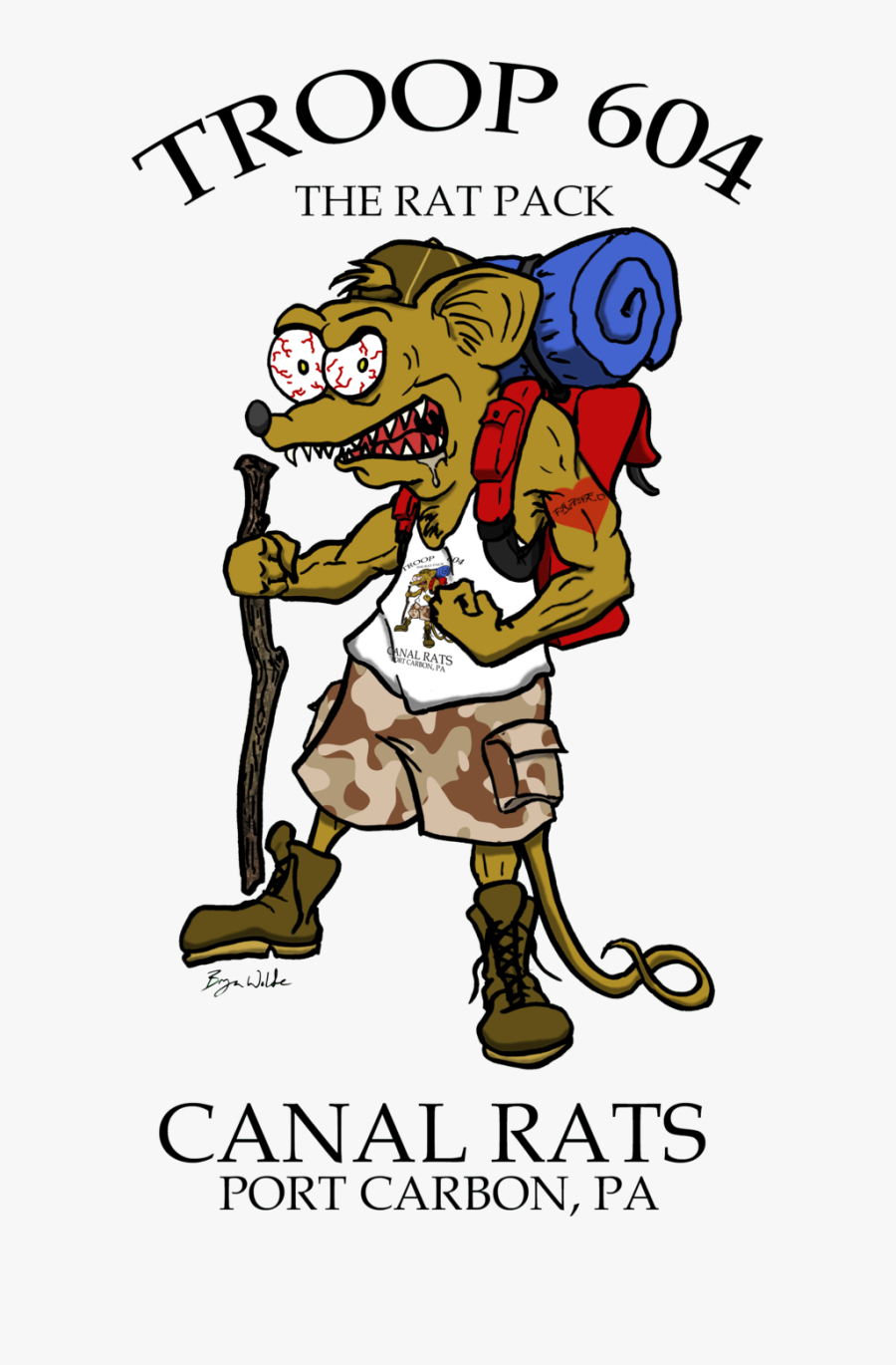 Rat Fink Clipart Black And White - Sticker, Transparent Clipart