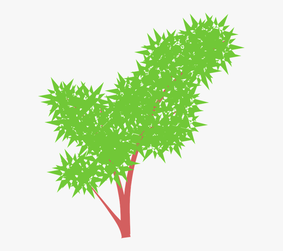 Bush, Weeds, Plant, Green Nature - Clip Art, Transparent Clipart