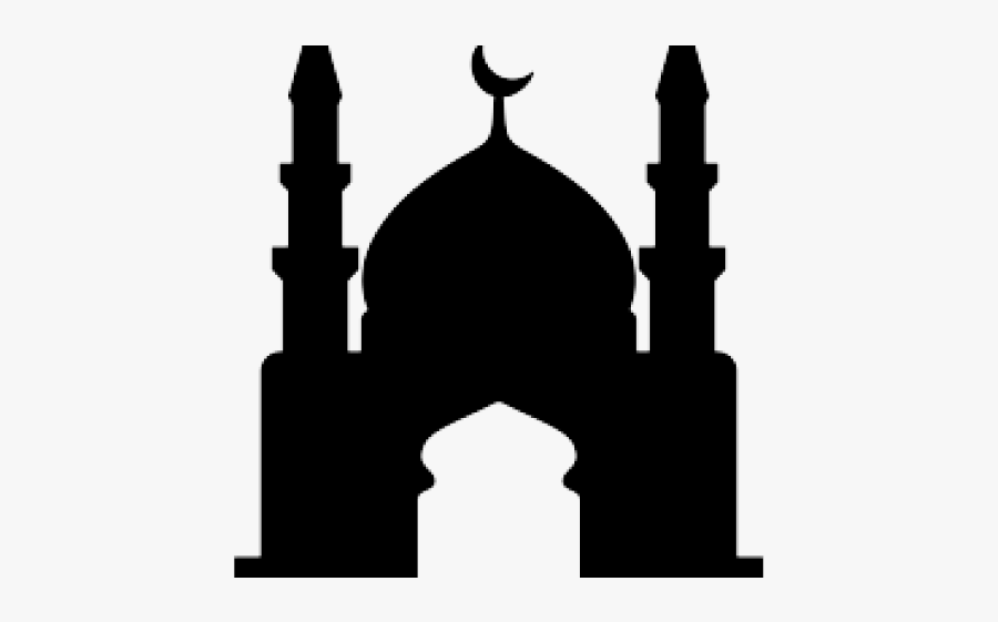 Simple Mosque Silhouette Png, Transparent Clipart